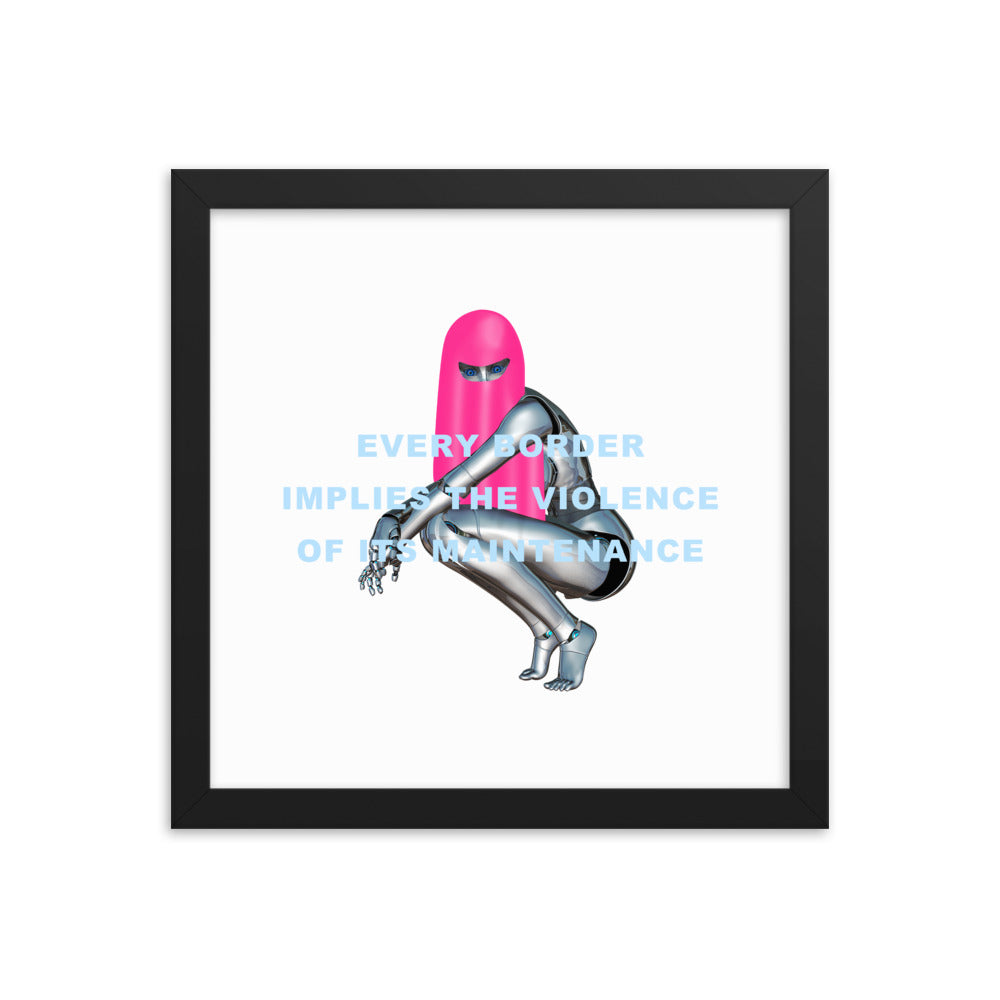 Anti Border Android Framed Print – The Ones We Love